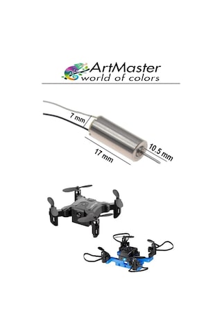 Mini Drone Motoru 1 Adet Çekirdeksiz Yüksek Hızlı Güçlü Deney Dc Dron Motoru Uçak Mini Drone Motoru Okul Helikopter