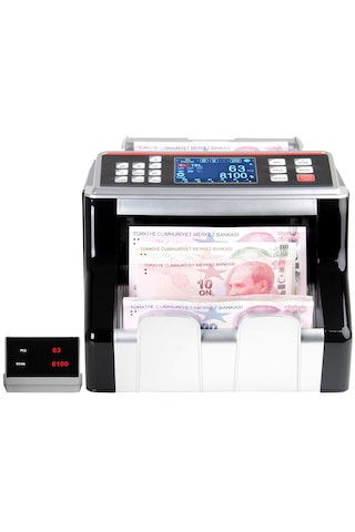 Baove GB8200S Karışık Para Sayma Makinesi - Sahte  Para Yakalama - TL, Euro, Usd + Müşteri Ekranı