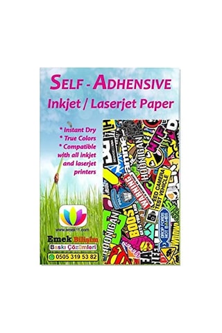 Laser Uyumlu Güçlü Yapışkanlı 10x15cm A6 Etiket Kağıdı Mat Yüzeyli 120gsm 100 Yaprak Diğer