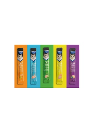 Amna Kremalı Premium Kedi Ödül Mamaları 15g X 60 Adet