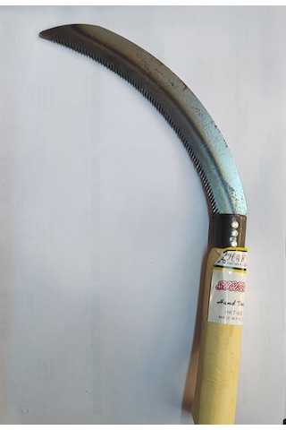 Ot Orağı El Tipi Ot Testeresi Ahşap Saplı 30 CM