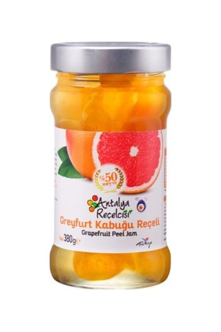 Greyfurt Kabuğu Reçeli 380g Klasik Seri Greyfurt Kabuğu Reçeli 380g Klasik Seri