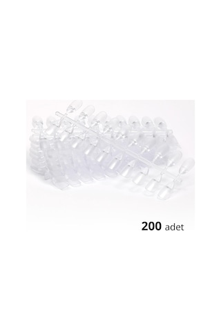Tips Şeffaf Badem 200'lü Kartela