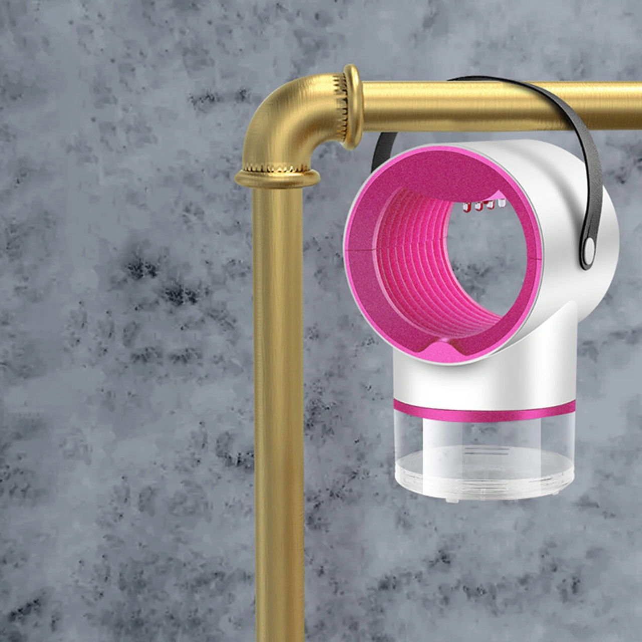 Moveevo Usb Şarjlı Evcil Moskitötü - Odalar İçin Sessiz, Girişli Avlama Teknolojisi, 5w Led Işık, Şeffaf Tabanlı, Perl Beyaz