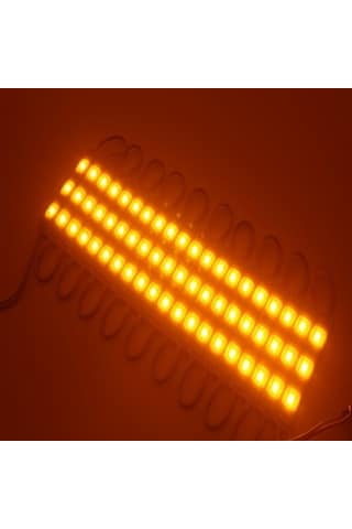 20 Adet 5 Watt Amber Işık Ip65 Modül Led, 10 Adet Magnetli, Çok Kaliteli Amber Işık Modül Led Amber