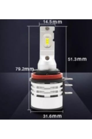 Mach Pro Serisi H15 Beyaz Led Xenon Far Ampül Zenon Led Ampul