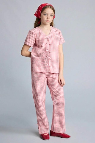 Defacto Regular Fıt 2li Pijama Takımı Kız Çocuk H2657a826spbr96 Pembe-br96