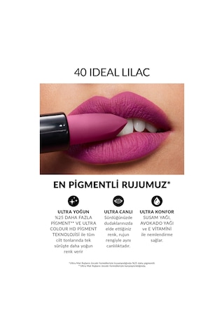 Avon Ultra Mat Ruj Ideal Lilac