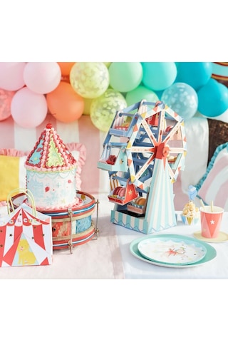 Meri Meri - Circus Party Bags - Sirk Parti Çantaları 8'li Tüm Yaşlar