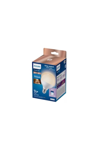 Philips Smart Lighting Led Globe Ampul G95 E27 75w Eşdeğer Rgb - Google Home, Alexa, Homekit Ve Matter Uyumlu Çok Renkli