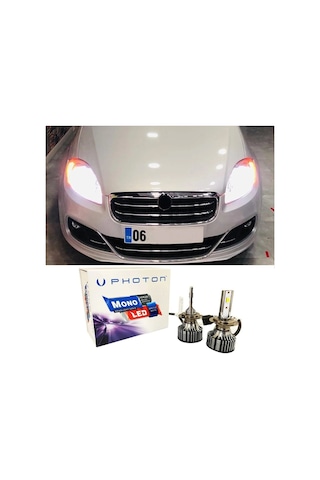 Fiat Linea Led Xenon Sis Farı Ampulü H1 Mono Yeni Seri Beyaz
