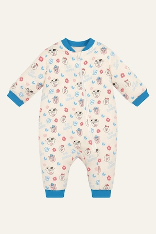 Zeyland Unisex Çocuk Elyaf Dolgulu Uyku Tulumu - Ecru Ekru