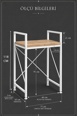 Lifos Çam/beyaz Raflı Çamaşır Makinesi Dolabı Kurutma Makinesi Dolabı Metal Banyo Dolabı