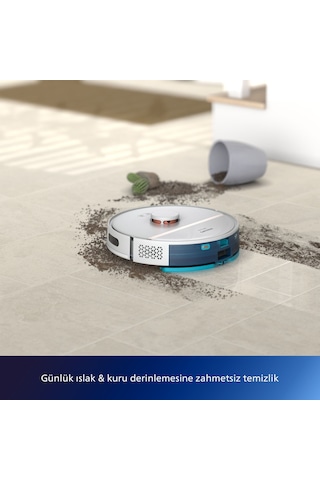 Philips XU3110 / 02 Homerun 3000 Serisi Aqua Çöp İstasyonlu Robot Süpürge Beyaz