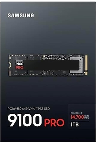 Samsung Uyumlu 1TB 9100 PRO MZ-VAP1T0BW Okuma 14700MB Yazma 13300MB PCIe 5.0 NVMe M.2 SSD