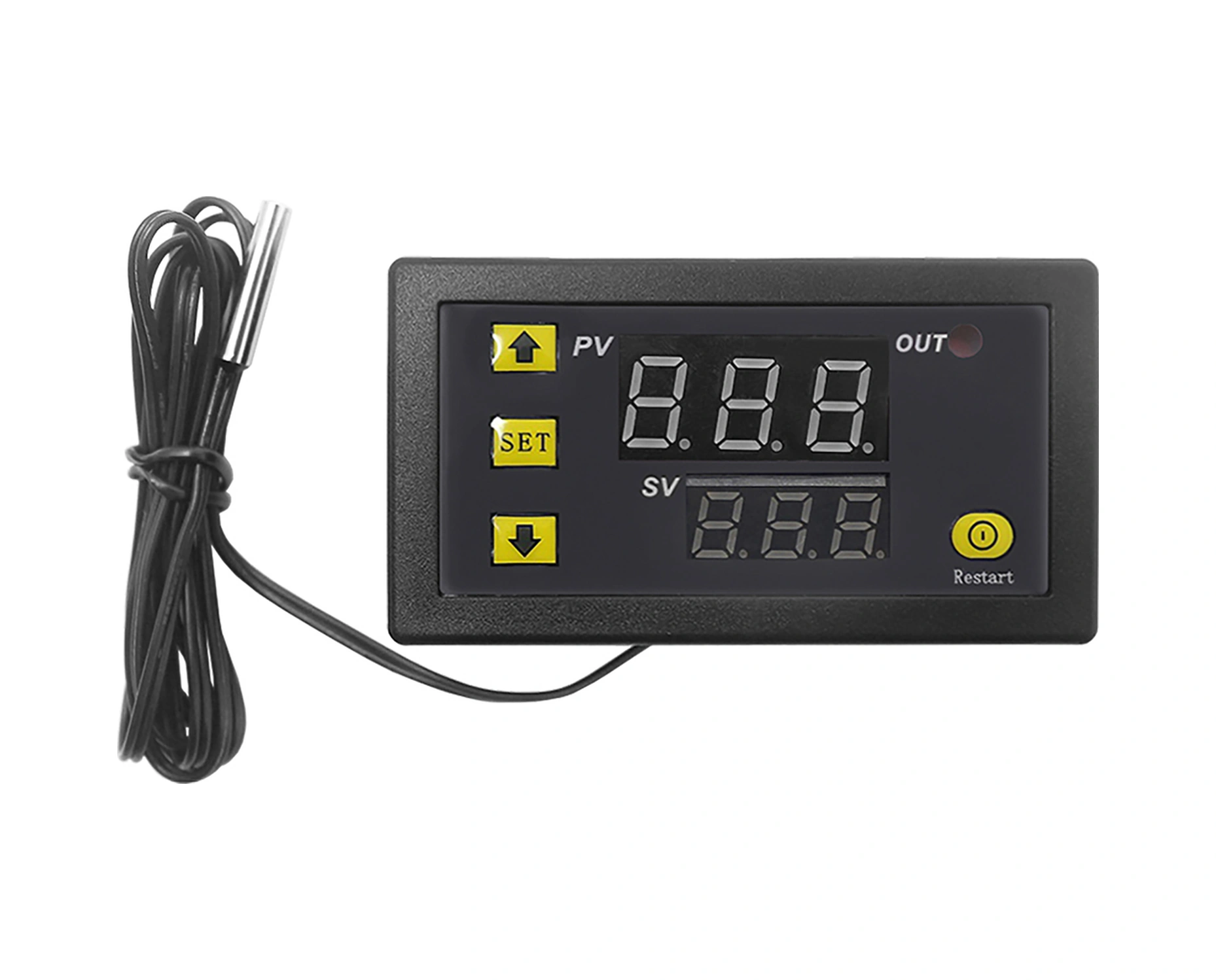 Skycity W3230 Mikro Isı Kontrol Paneli -55 C/+120 C Aralığında, Sayısal Göstergeli, 0.1 C Hassasiyetli, 110-220vac, Röle Çıkışı