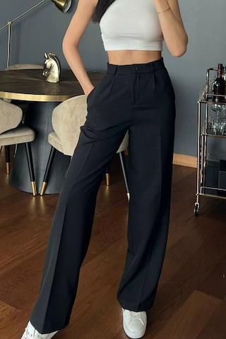 Lavajeans Kadın Siyah Lavajeans Pantolon Oversize Kesim Siyah