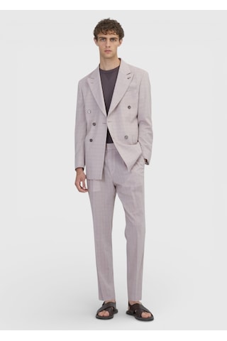 Ramsey Pembe Relaxed Fit Yün Karışımlı Ceket