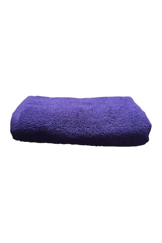 6lı Paket Boya Tutmayan Mikrofiber El Yüz Spor Kuaför Havlusu 50x90 Cm Mor