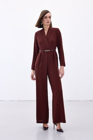 Sateen Kemerli Salaş Tulum - Bordo-136566 Bordo