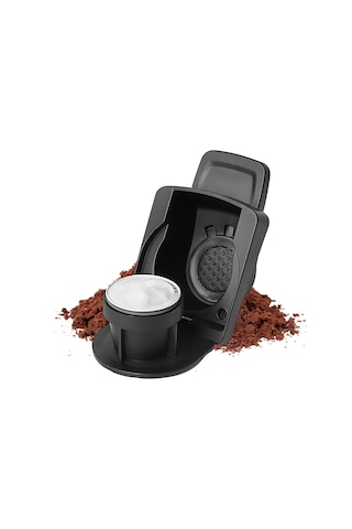 Espresso Için Yeniden Kullanılabilir Kahve Kapsülleri A Siyah Diğer