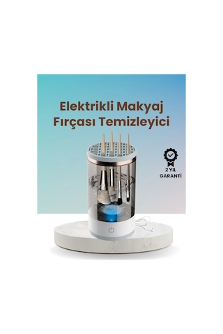 Usb Şarjlı Derin Temizlik Makyaj Fırçası Yıkama Makinesi