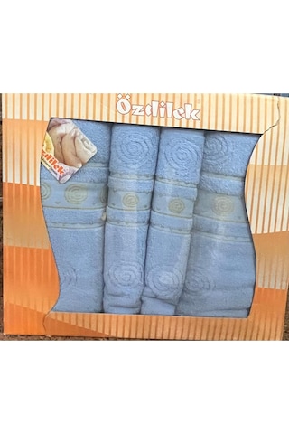 Özdilek Nihavent Best Set Hamam Takımı Mavi Çok Renkli