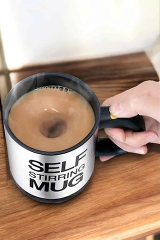 Kupa & Bardak Mikser Kupa Yazılı Mug Bardak Karıştırma Özelliği Çok renkli