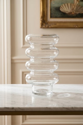 Aura Bubble Cam Vazo - 23 Cm Şeffaf