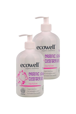 Ecowell Organik Bebek Temizleme Jeli 2'Li Ecowell Organik Bebek Temizleme Jeli 2'Li