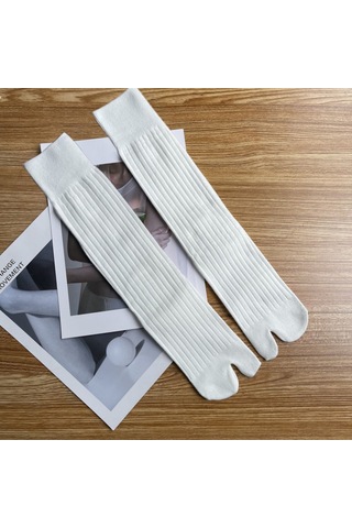Dachuang Elektik Toe Spocks Sandalları Erkekler Kadın Erkek Kızlar - Japon Tarzı Uzun Giyilebilir Flip Flop Sock Hibrid Dark Gray