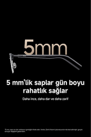 Xiaomi Mijia Akıllı Sesli Gözlük Bluetooth Kulaklık Titanyum