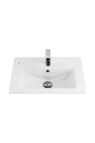 Creavit Su 55 CM Mobilya Dolap Uyumlu Etajerli Lavabo Su055