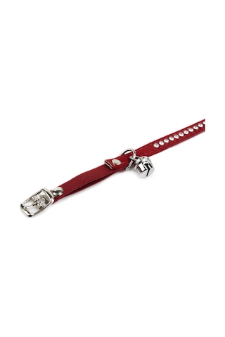 Beeztees Kedi Boyun Tasması, Swarovski Taşlı, Kırmızı, 24,5-30cm