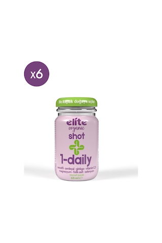 6'lı Shot 1-daily Baharat Ve Vitamin Mixli Meyveli İçecek 60 Ml