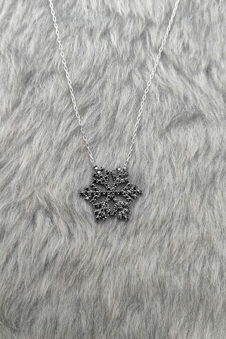 Chavin Silver Kar Tanesi Zirkon Taşlı Gümüş Kolye Dy69byx Gümüş