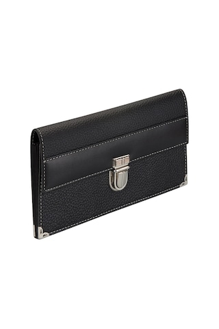 Çek Portföyü Suni Deri 13 Bölmeli Çeklik Ve Senet Çantası Siyah