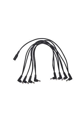 Geeksen Gitar Efekt Güç Kablosu Ayırıcı Kordon 8 Yollu Zincir Dc 9v Gitar Bas Efektleri İçin