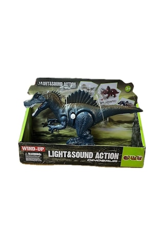 Sh40652 Kurmalı Işıklı Sesli Yürüyen Dinozor