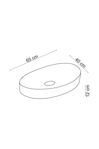 Ey-4714ms Tezgah Üstü Lavabo Mat Siyah