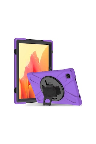 Samsung Galaxy Uyumlu T220 Tab A7 Lite 8.7 Kılıf Amazing Tablet Kapak - Mor