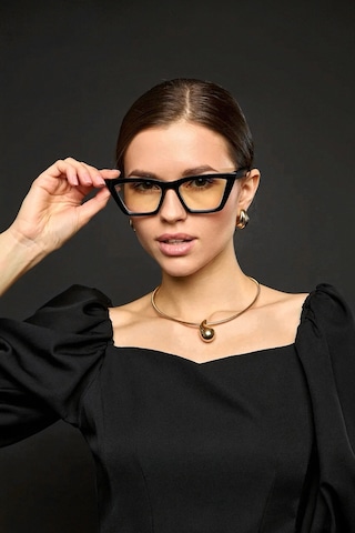 Habeq Cat Eye Kesim Popüler Kadın Mavi Işık Koruyucu Optik Uyumlu Çok Renkli