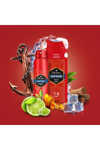 Old Spice Duş Jeli 400 ML + Sprey Deodorant 2 x 150 ML