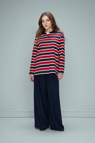 Defacto Regular Fıt Polo Yaka Sweatshirt Tunik G8572ax26spnv245 Lacivert-nv245