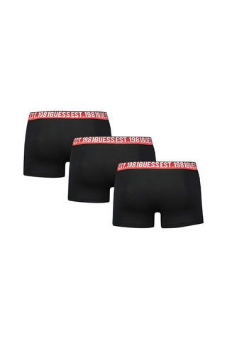Guess Erkek 3'lü Boxer U5bg61.syh Siyah