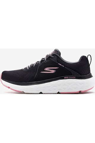 Skechers Max Cushioning Delta - Smooth Stride Kadın Siyah Koşu Ayakkabısı 129132 Bkpk Siyah