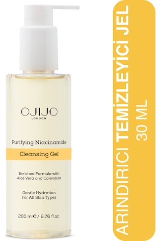 Ojijo London Niasinamid İçerikli Yüz Temizleme Jeli 200 ML