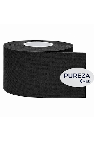 Kinesiyolojik Bandı Siyah/sporcu Bantı, Için Kas Bandı Su Ve Ter Geçirmez Spor Yapışkan Bant 5cmx5cm