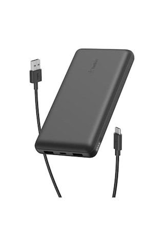 Usb C Taşınabilir Powerbank 20000 Mah, Usb Tip C Giriş Çıkış Bağlantı Noktalı 20k Güç Bankası İçin Usb C - A Kablosu Dahil 2 Usb A Bağlantı Noktası, Siyah Diğer