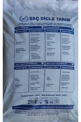 Gübre-Demir Sülfat Içerikli (Kara Boya)-25 KG